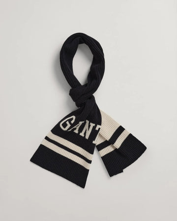 Κασκόλ Μάλλινο Ριγέ Collegiate (Outlet) GANT